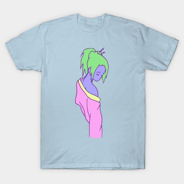 edo girl T-Shirt by SenecaReads